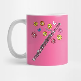 Mothers Day Bassoon Mom Female Bassoonist Mug